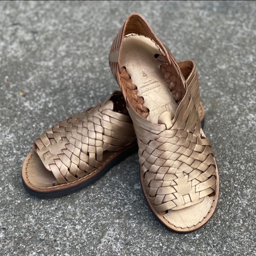 Brand X Huaraches Women’s Leather Sandal Bronze